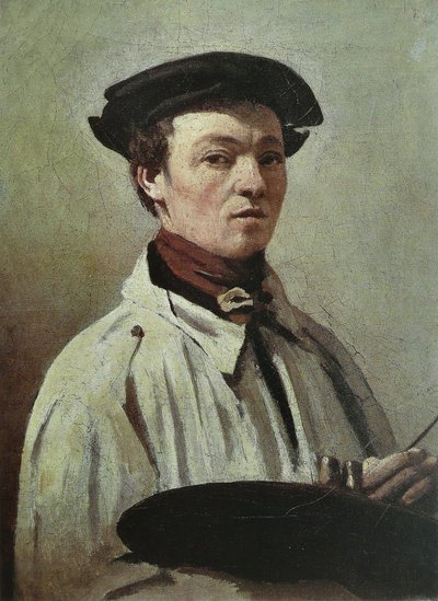 automaattinen muotokuva tekijältä Jean Baptiste Camille Corot